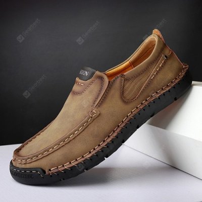 Men's Casual Fashion Printed Suede Shoes