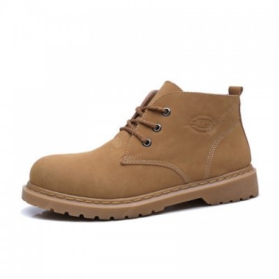 Autumn and Winter Men High Shoes Thick Platform Tooling Boot