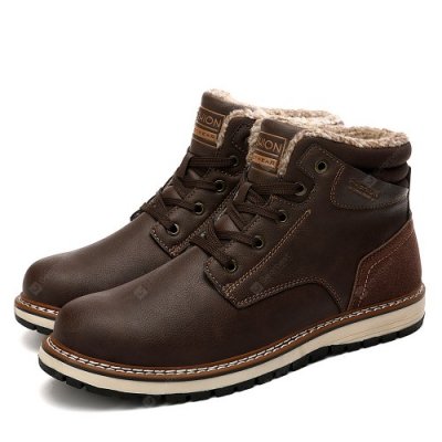 Fashion Men Winter Snow Boots Warm Boots Snow Work Shoes Outdoor Snow Boots