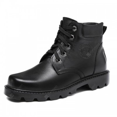First Layer Cowhide Officer Leather Boots Men's Outdoor Non-slip Military Shoes